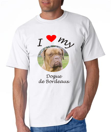 Dogs - Dogue de Bordeaux Picture on a Mens Shirt